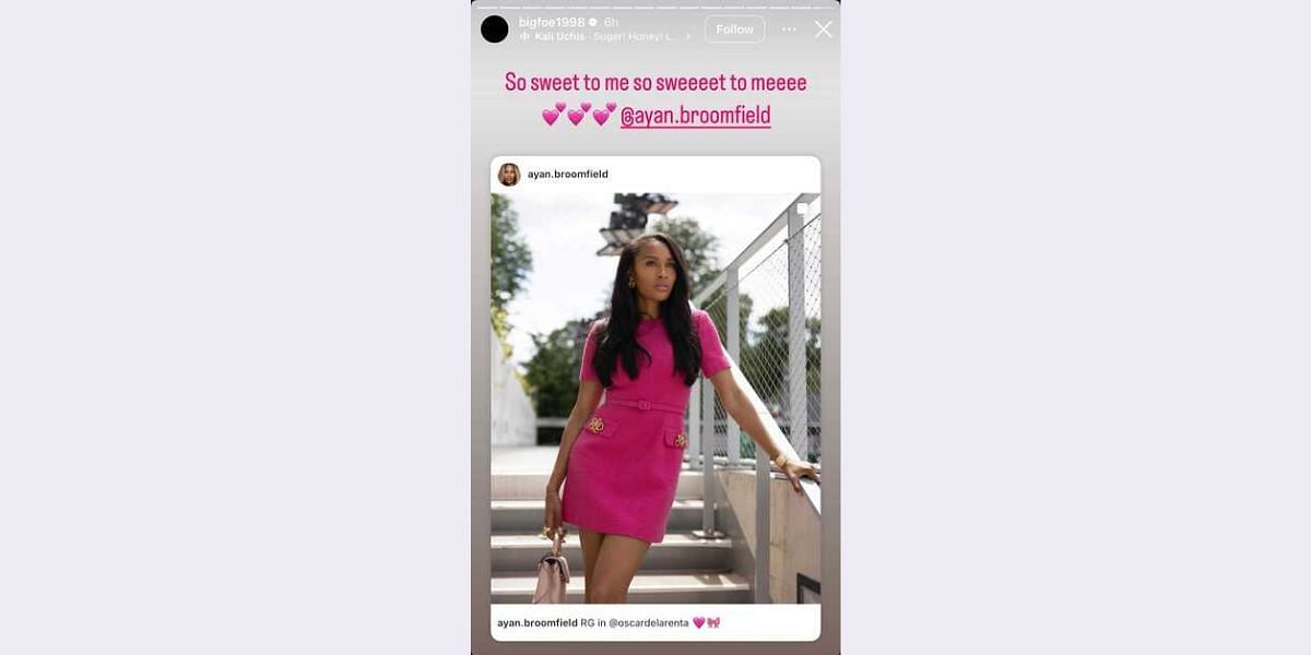 Screenshot via @bigfoe1998 on Instagram dated May 31, 2025.